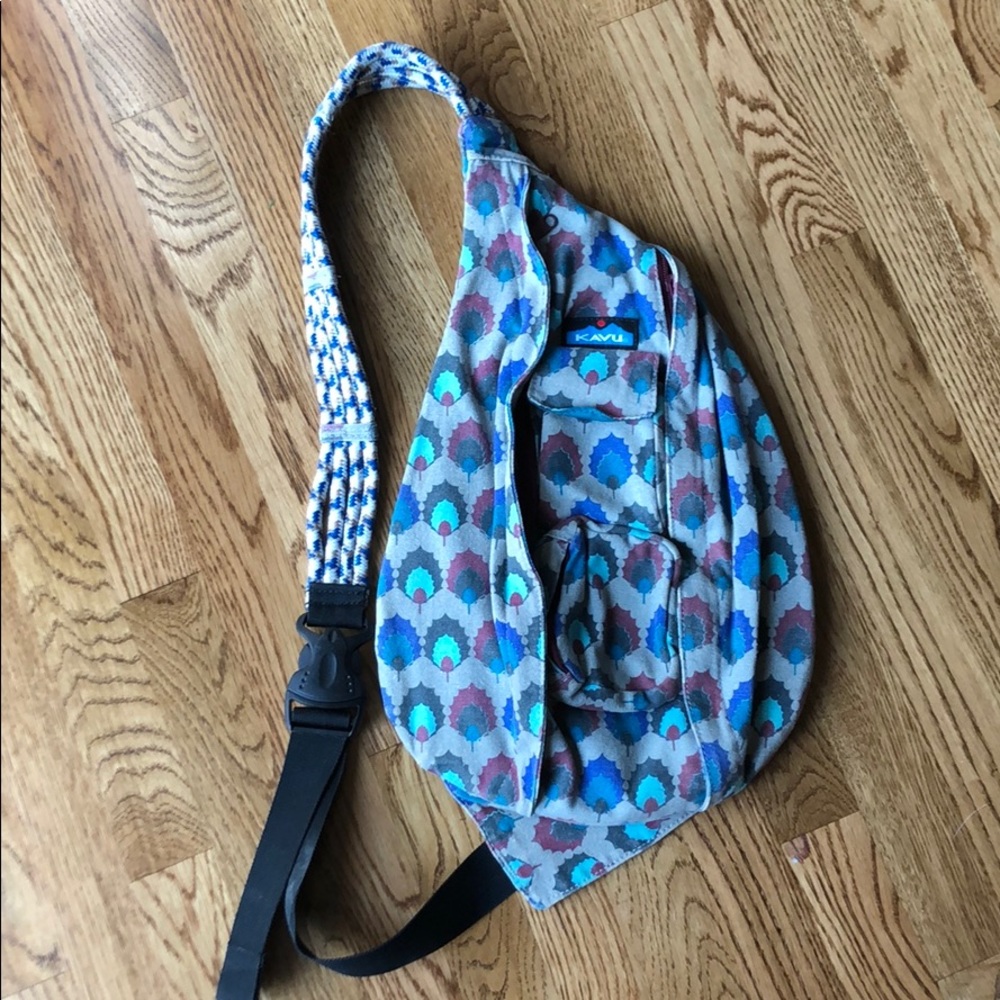 Kavu Multicolor Patterned Crossbody Sling Bag